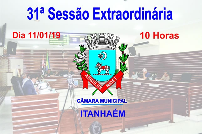 Imagem da notícia: Sessão Extraordinária acontece nesta sexta (11)