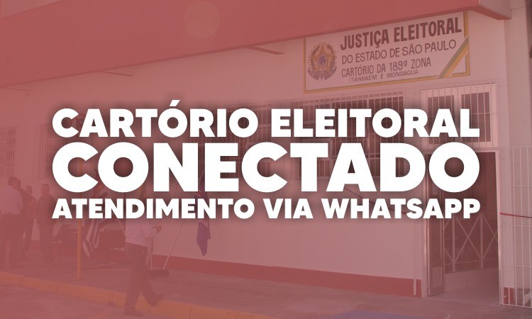 Imagem da notícia: Cartório Eleitoral de Itanhaém atende eleitores por WhatsApp