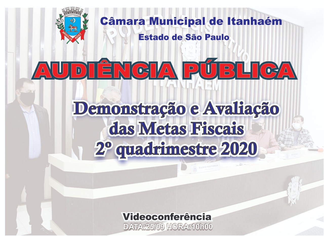 Imagem da notícia: AUDIÊNCIA PÚBLICA