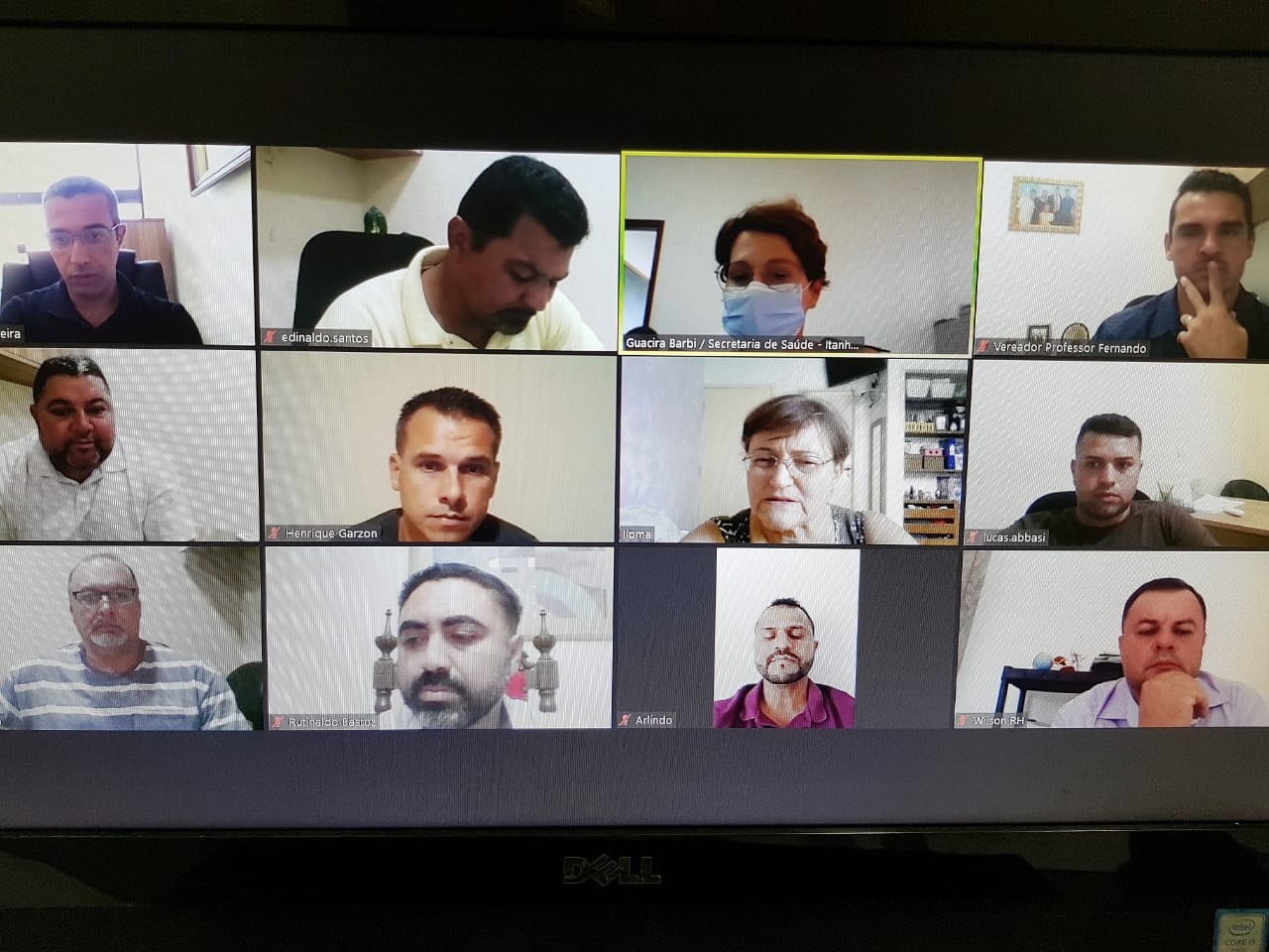 Imagem da notícia: Vereadores de Itanhaém se reúnem com Secretária de Saúde para tratar da Covid-19