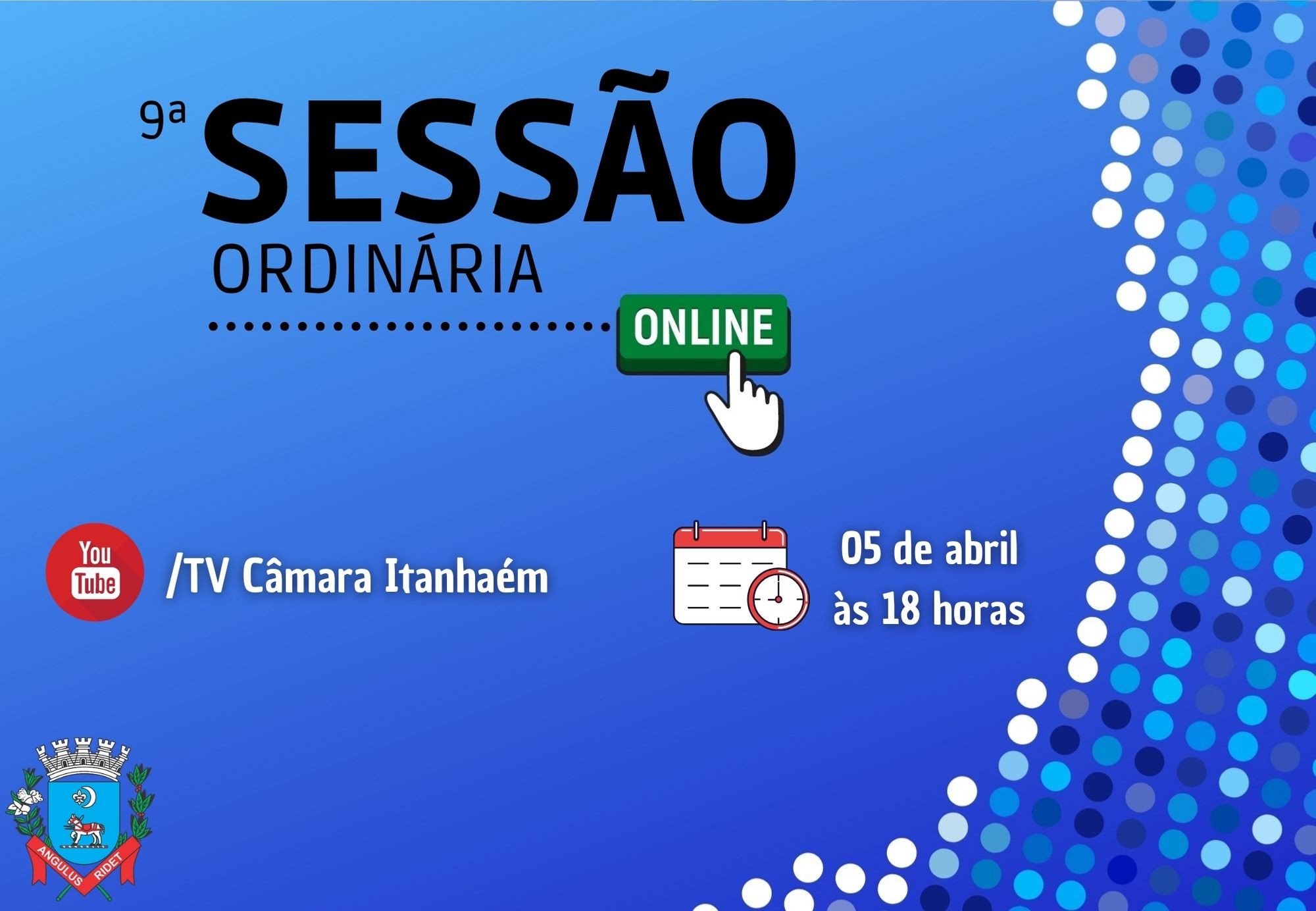 Imagem da notícia: Legislativo Municipal realiza Sessão Ordinária virtual na próxima segunda-feira (05)