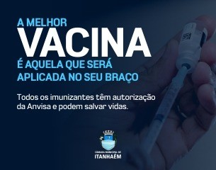 Imagem da notícia: Itanhaém coloca no fim da fila quem escolher vacina contra a Covid-19