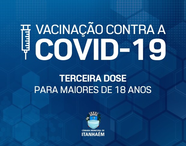 Imagem da notícia: Itanhaém começa a aplicar 3ª dose contra a Covid-19 em adultos 
