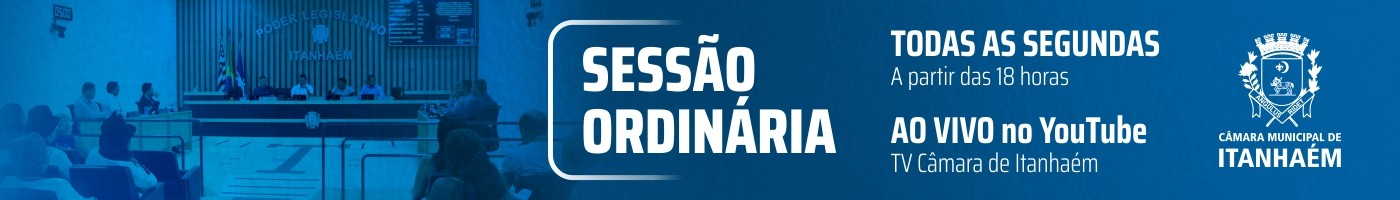 Imagem principal da notícia Sessão Ordinária - Todas as segundas