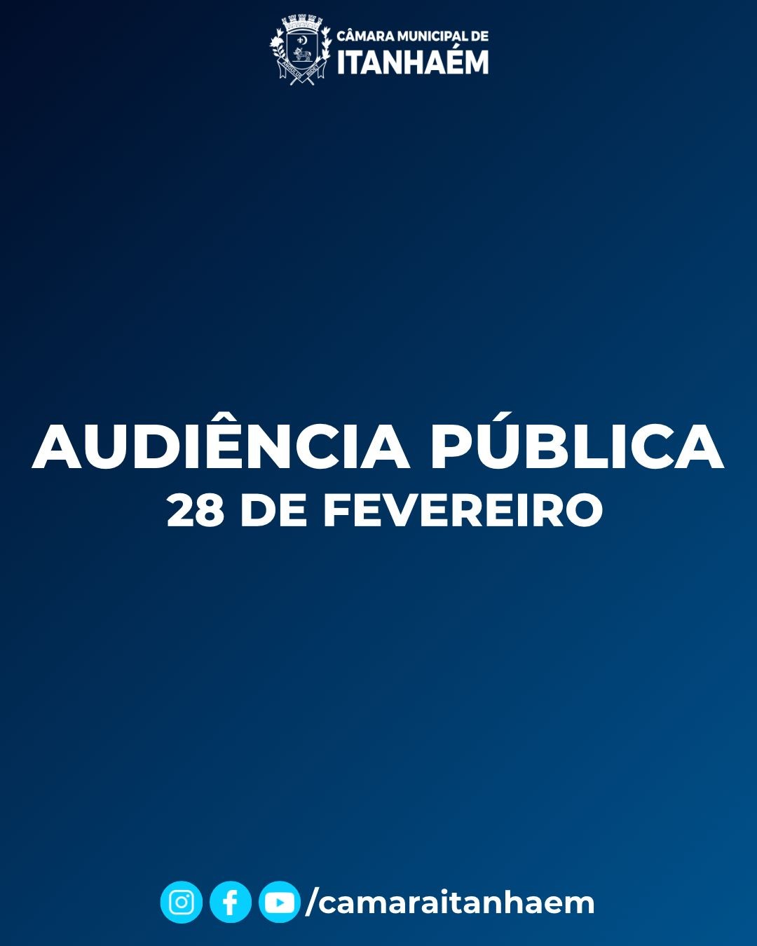 Imagem da notícia: Audiência Pública sobre Metas Fiscais acontece no dia 28 de fevereiro